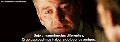 Creo que pudimos ser buenos amigos