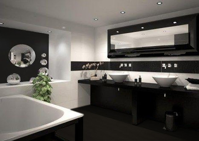 Decorar baños en Negro