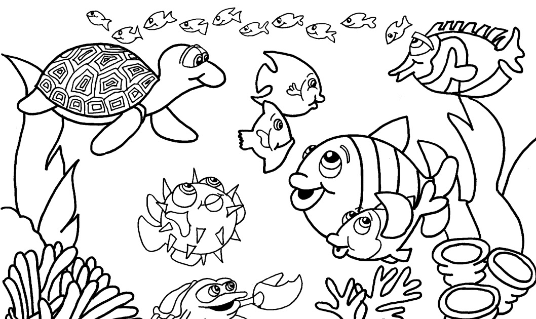 desenhos para colorir fundo do mar xk61 ivango