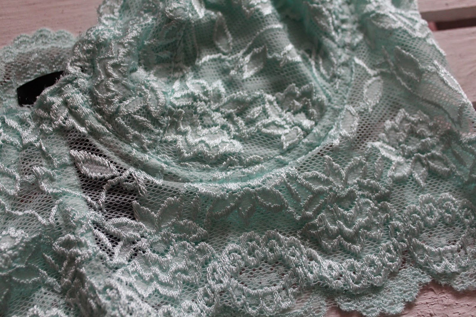forever 21 lace mint bralet