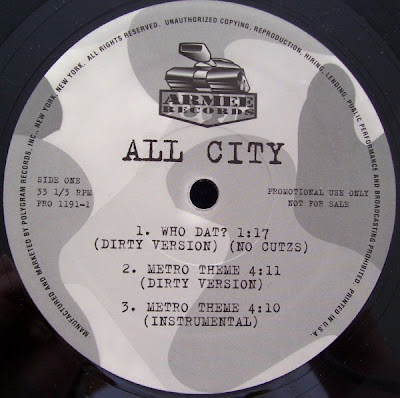 All City ‎– Who Dat? (Promo VLS) (1995) (VBR)