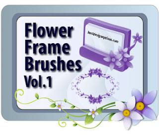 Pinceles de marcos florales para Photoshop