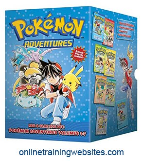 comics graphic novel books pokémon adventures 7 volume set and