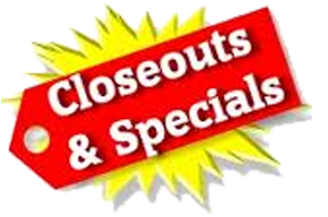 Closeouts & Specials