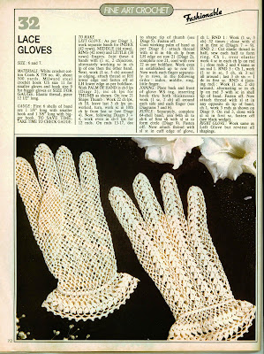 Crochet Gloves Free Pattern