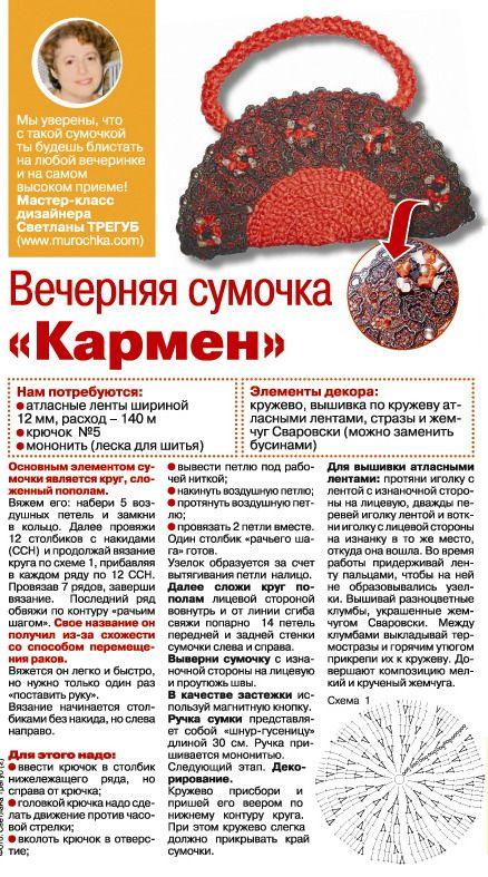 Вязанные сумочки мастер класс Вязанные сумочки мастер класс