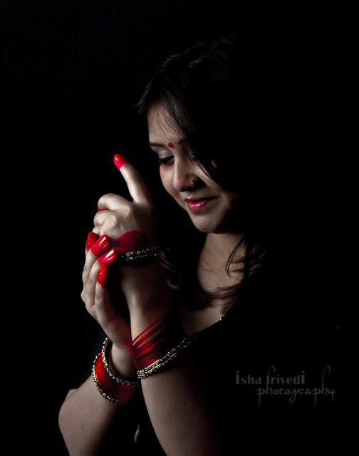 Neha Vyas Indian Red Clicked by Isha Trivedi "Isha Trivedi" 