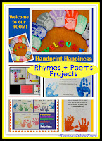 photo of: Handprint Poems, Rhymes and Art Projects (RoundUP via RainbowsWithinReach) 