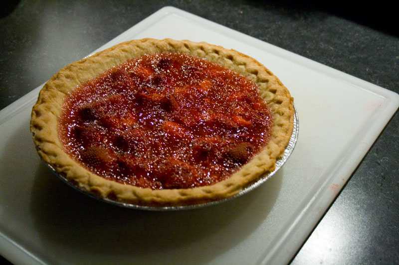 Frozen Strawberry Pie March 26, 2012 | Mint Green Musings