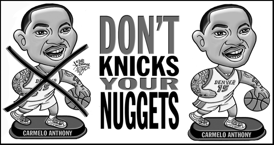 Carmelo Anthony Bobblehead