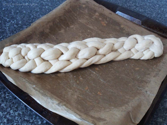 8 strand plaited braided loaf recipe | Halal Home Cooking