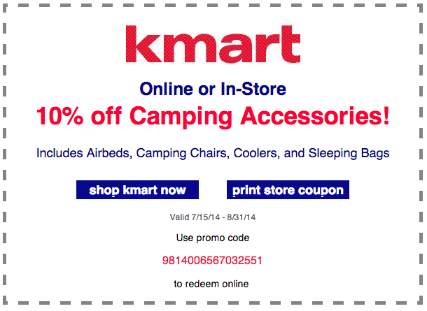 Coupon codes for kmart