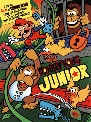 Donkey Kong Jr. arcade game flyer