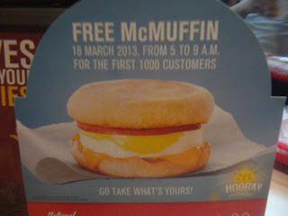 Free McMuffins on First National Breakfast Day