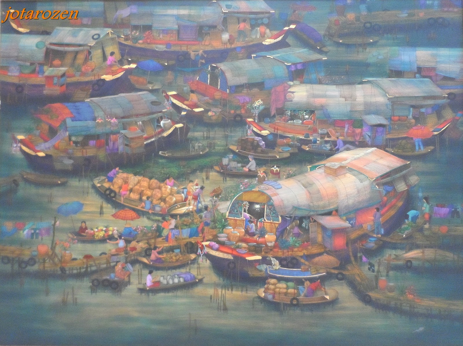 Footsteps Jotaro's Travels Photo Gallery 2nd Flr Painting Bangkok