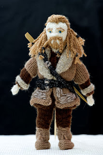 A Figurine of Fili the-hobbit-knitted-model-fili