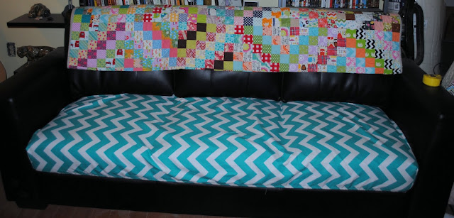 chevron couch cover