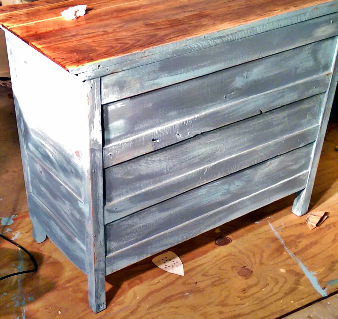 Megmade Creations How to Make Wood Furniture Look Old, Antique