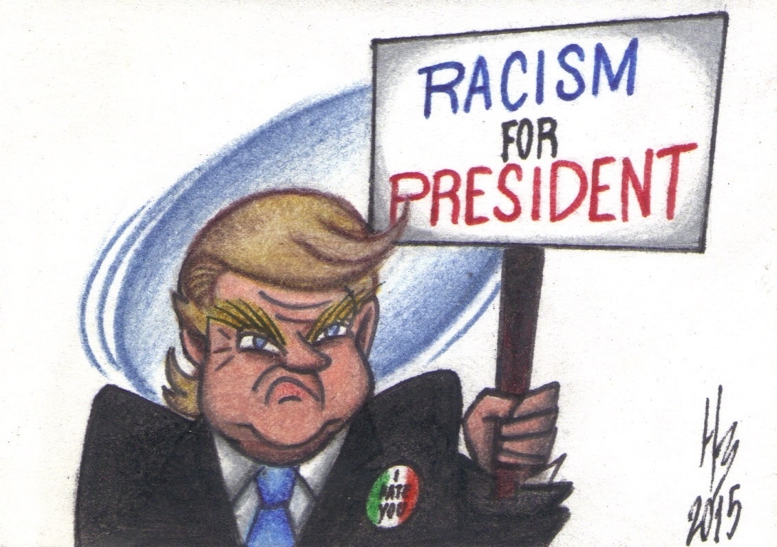 Campa%C3%B1a+Trump+-+Caricatura+Donald+Trump+y+su+racismo+a+Latinoamerica.jpg (1129×795)