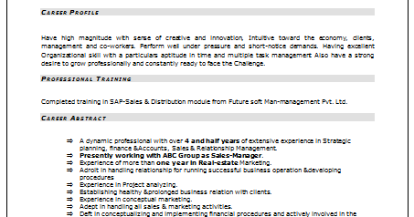 resume value proposition