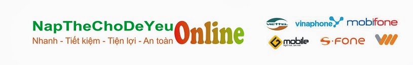 Nạp Tiền Điện Thoại Online - Mua Thẻ Điện Thoại Online
