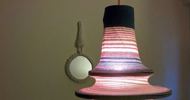 Come realizzare un lampadario fai da te con un maglione riciclato # Lampadario Fai Da Te Con Lana Come realizzare un lampadario fai da te con un maglione riciclato # Lampadario Fai Da Te Con Lana