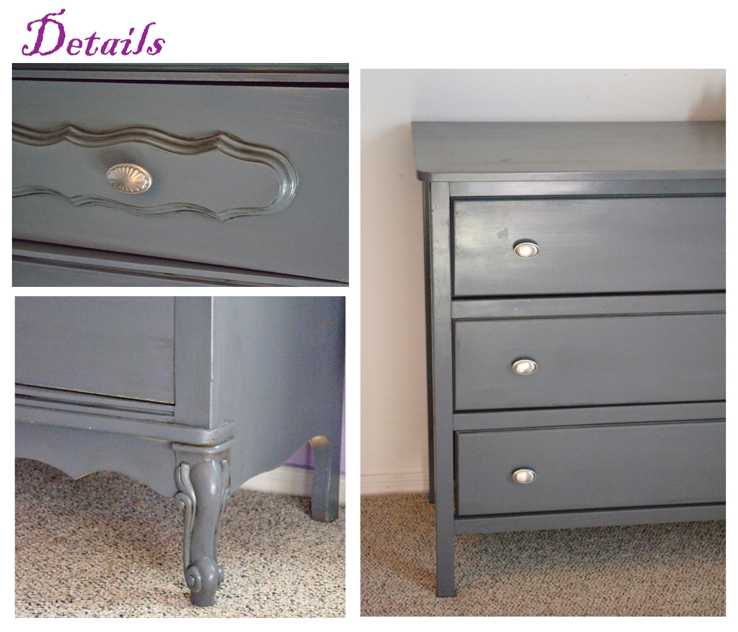 SewOverIt Pretty in Grey Dresser Makeovers