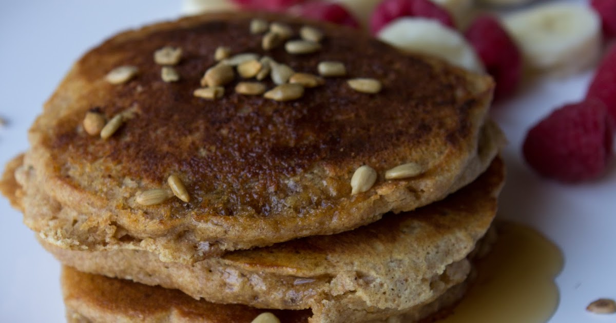 Haystacks & Champagne Spelt and Sunflower Seed Pancakes