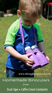 Homemade binoculars Toy binoculars