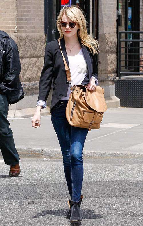 Emma Stone out and about in New York