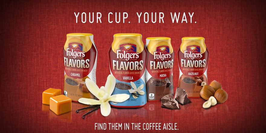 Folgers Flavors coffee enhancers