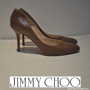 Crown Princess Mary Style JIMMY CHOO Gilbert Leather Pumps