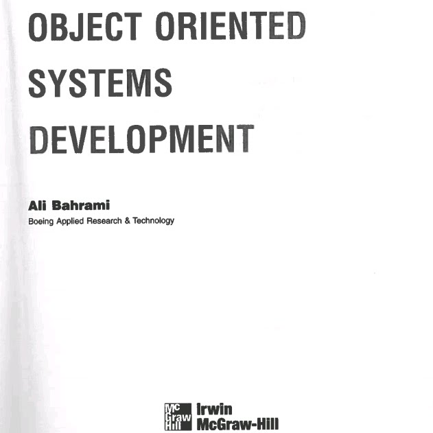 Object Oriented Developing System(OOAD) 3rd semester MCA