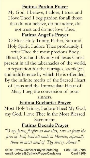 Gebeden van Fatima