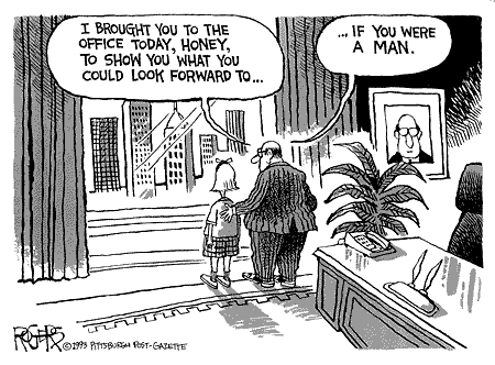 Chair Woman Glass Ceiling