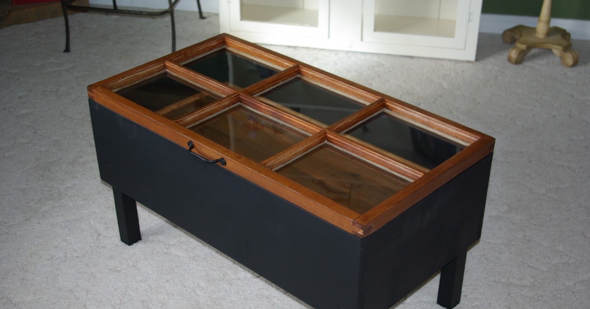 Reclaimed Rustics Hinged Window Coffee Table