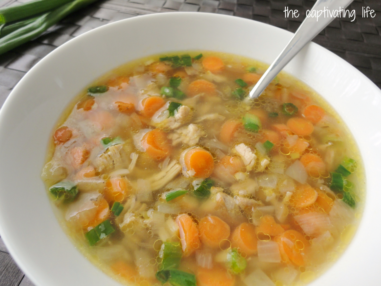 The Captivating Life Homemade Chicken Soup