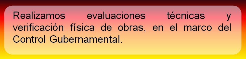 EVALUACIÓN TECNICA DE OBRAS