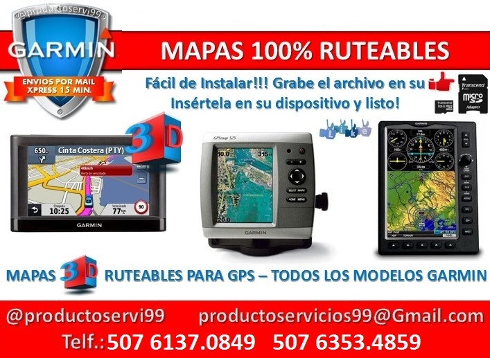 MAPAS PARA GPS 3D