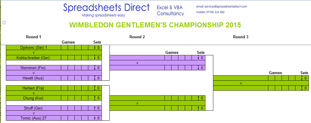 Sports Betting Functions for Excel