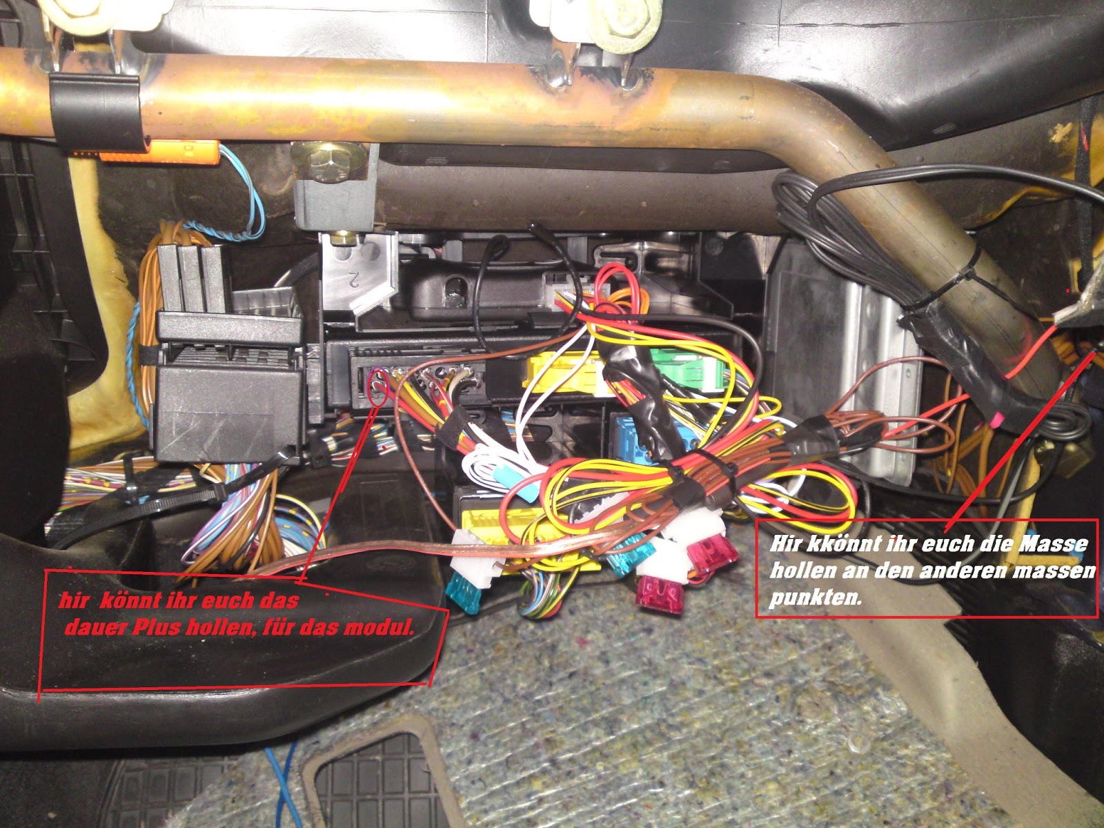 P.Technik TV : universell Funk ZV Einbau in BMW E36 compact