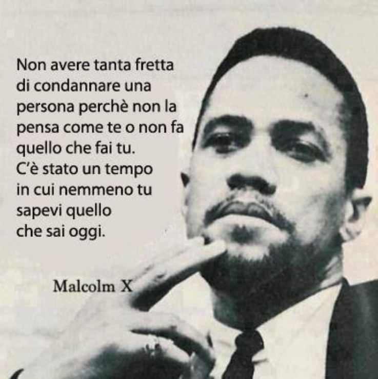 Non avere fretta di condannare una persona perchè non la pensa come te