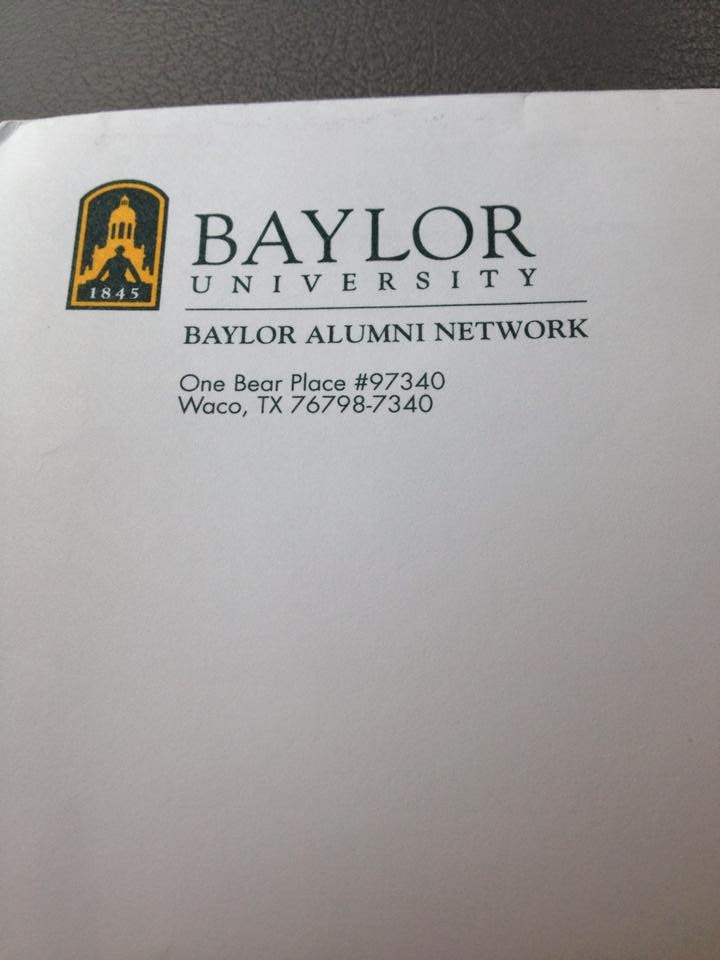 nancys monablog the letter the gift the bears baylor letter of recommendation