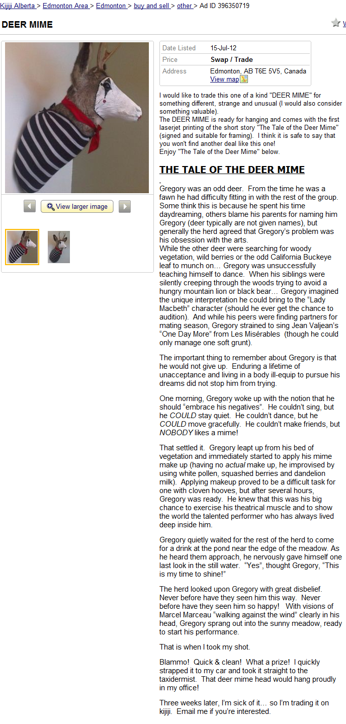 You Suck At Kijiji Funniest Best Worst And Weirdest Ads On