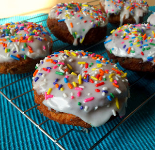 Badger Kitchen: Funfetti Birthday Cake Doughnuts