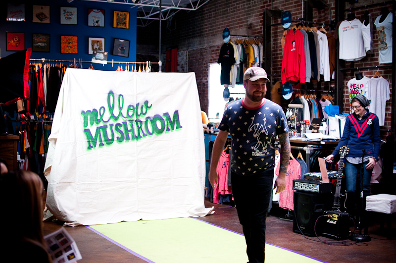 The Icebox Blog Icebox Rocks the Runway for Mellow Mushroom Spring Uniform Collection