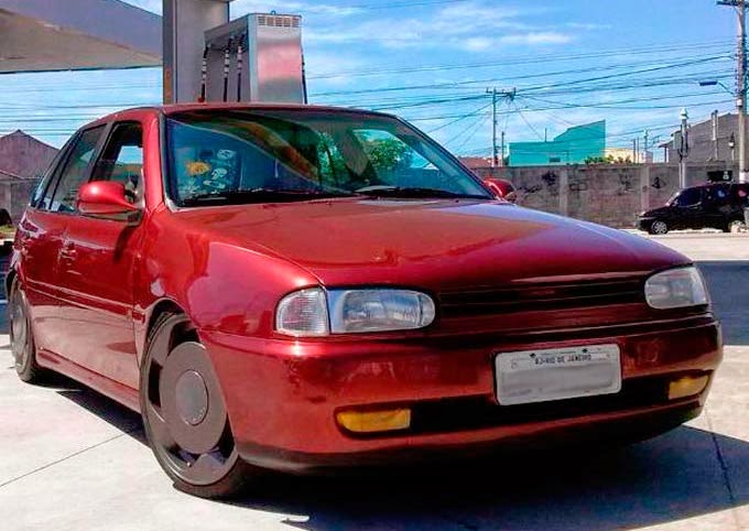 GOL GTS VERMELHO REBAIXADO DE ORBITAL 18 (MUITO LINDO) - TESOURO