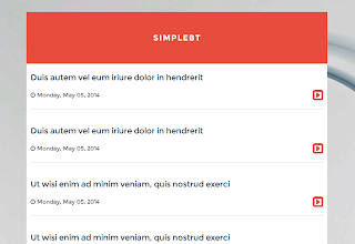 Screenshots of the free SimpleBT for blogger template Responsive