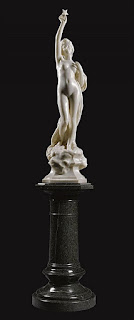 Night Henri Weigele, French sculptor, 1858 - 1927 White marble, marble Auction details at Invaluable.