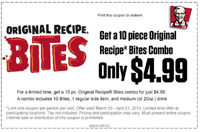 Kfc coupons 2019